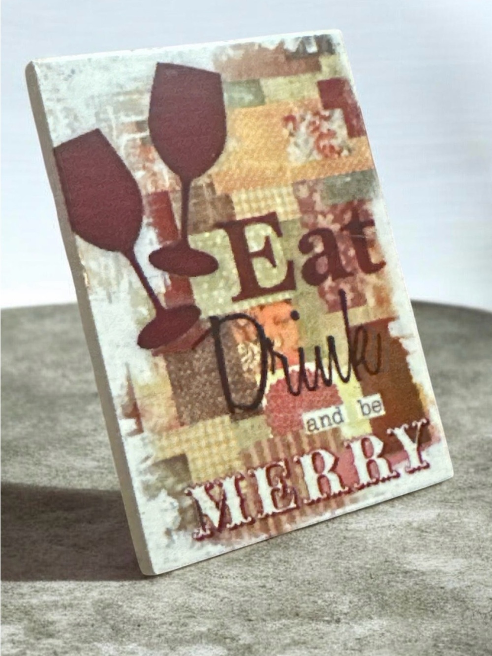 Eat, Drink & Be Merry Decorative Refrigerator Magnet
1515
